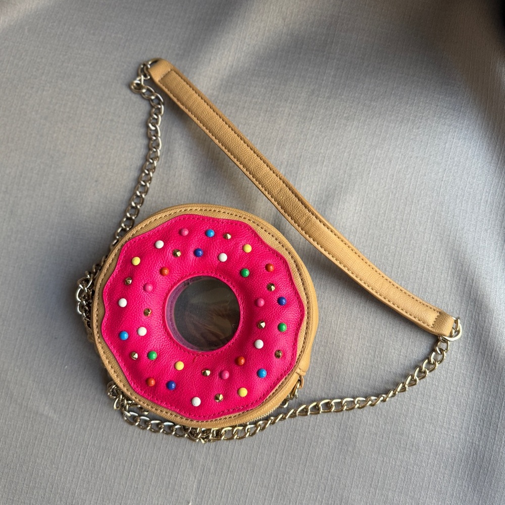 Betsey Johnson Pink Donut Mini Bag - Picture 2 of 7